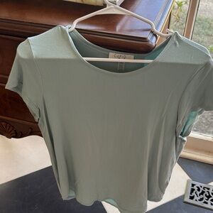 Cupio Women's Light Green Short Sleeve Tee